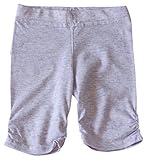 yuga☆Girls7分丈パンツ パープル 100cm オーガニックコットン100% 子供服 女の子 レギンス 出産祝い プレゼント 綿100%