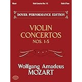 Violin Concertos Nos. 1-5: with Separate Violin Part (Dover Chamber Music Scores)