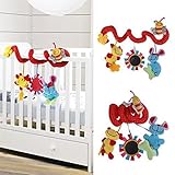 Animal Handbells Developmental Toy Bed Bells Kids Baby Soft Toys Rattle Lovely by New