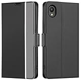 Galaxy A23 5G ケース 手帳型 薄型 軽量ケース 薄型ケース GalaxyA23 A23 5G ケース A23 ケース カバー A23スマホケース A23 5G手帳型 galaxy a23 ケース 手帳ケース Galaxy A23 5G SC-56C docomo 楽天モバイル SCG18 au SIMフリー ケース galaxy a23 5g 携帯カバー galaxya23ケース a23 5g ケース galaxy a23 手帳 ぎゃらくしー A23 ケース CASE ギャラクシーA23 5G ケースカバー 適用 【BonwFzin】 軽量 薄いケース 炭素繊維調 PU レザー マグネット 手帳 軽い 薄い カードケース スマホケース カード収納 耐衝撃 手帳ケース カード入れ スタンド 2色組合 グレー + ブラック