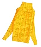 (コ-ランド) Co-land セーター ニット キッズ 子供服 女の子 長袖 タートルネック 女の子ニット ガールズ 秋冬トップス プルオーバー 女児 カジュアル イエロー 28