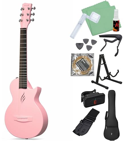 Amazon | ENYA NOVA GO Mini Pink ミニギター アコースティックギター