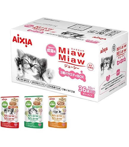 Amazon | アイシア ミャウミャウ ジューシー 70g キャットフード 10