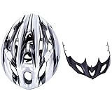 ヘルメット 子供用　10歳以上におすすめ 自転車　ジュニア 軽量 通勤通学 自転車用品 サイクリング スケートボード用　56-61cm　ダイヤル　調整可 X31 シルバー