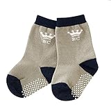 (アリサナ) arisanaベビーソックス 靴下ソックス 赤ちゃん ネイビー グレー 出産祝い L(12-15cm ) グレー