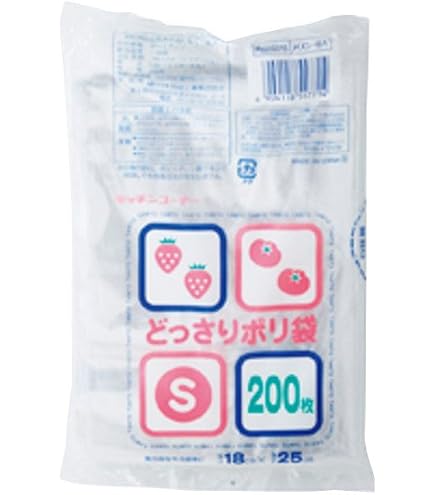 サカナ用ポリ袋 200枚入 Amazon.co.jp: 日本サニパック(Sanipak) ポリ袋 保存用 吊り下げ