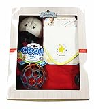 パパジーノ ズービーペッツ てんとう虫 出産 お祝い セット ビブ スター オーボール オレンジ (AM_ZPG504-11)