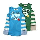Bobson ワンピース(80～130cm)キムラタンの子供服 グリーン 95 (77362x77862-152)
