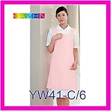 (カゼン) KAZEN 白衣 女性 看護 エプロン M YW41-C/1 ホワイト