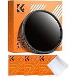 K&F CONCEPT 82mm 可変NDフィルター ND2-ND400 減光フィルター 超薄型 カメラ用フィルター+超極細繊維布（82mm ND Filter） NANO-Bシリーズ
