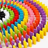 Eco Toys 12色　240個 ドミノ倒し 積み木 知育玩具 天然木製　おもちゃ カラフル こども 誕生日　プレゼント