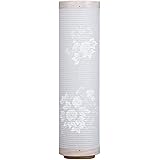 仏壇屋 滝田商店 【盆提灯・盆ちょうちん】 モダン お盆提灯 カルムM ホワイト 3991 (一個)◆高さ63cm×巾17cm◆コンパクトなモダン盆提灯、置き提灯【滝田商店発行 証明書付】