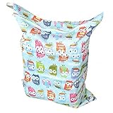 Printing Baby Cloth Diaper Laundry Wet and Dry Bags L25 by Firetea