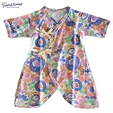 オーシャンアンドグラウンド｜ベビーコンビ肌着｜FLOWER DAYS柄｜ピンク