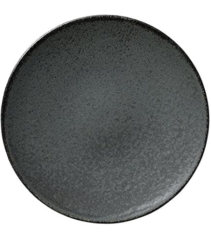 Amazon｜カネスズ セラミックス 業務用食器 黒滴 皿 4.0 18600002