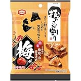 【販路限定品】亀田製菓 技のこだ割り 梅味 40g×10袋