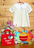 布絵本 MY QUIET BOOK バルーン&ピヨピヨバード&おまけつき!!刺しゅうドレス 【知能開発レッスンブック】 幼児教育 ラブリースマイルギフトセット
