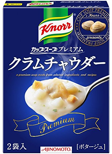 味の素 クノールカップスーププレミアム クラムチャウダー 43.6g×4個