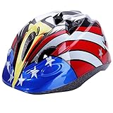 キッズヘルメット ヘルメット 子供用　1-7歳向け 自転車　45-52cmダイヤル調整 ジュニア 自転車用品 軽量 通勤通学　サイクリング スケートボード用 イーグル
