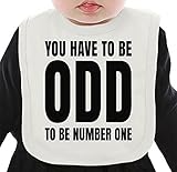 You Have To Be Odd To Be Number One Funny Slogan ネクタイを有する有機ビブ Medium