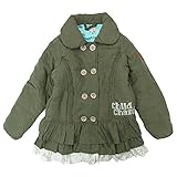 【梅春防寒】 CHILD CHAMP(チャイルド チャンプ) エステルピーチ裾フリル中綿ジャケット 110cm/K NO.C-86154661