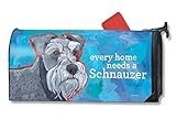 MailWraps Schnauzer Dog磁気メールボックスカバー