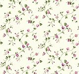 York Wallcoverings er8109 Waverly Cottage Sweet Violets Trail壁紙、 ロール ER8109 1