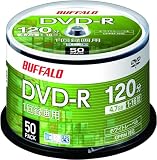 バッファロー DVD-R 1回録画用 4.7GB 50枚 スピンドル CPRM 1-16倍速 ディーガ対応 ホワイトレーベル RO-DR47V-050PW/N