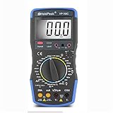 HoldPeak HP-760C Portable Digital Manual-ranging Multimeter AC/DC Voltage Current Measurement with F