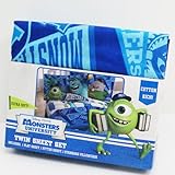 Disney ディズニー モンスターズインク シーツ＆ピローケース 3点セット キッズ用