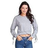 Tシャツ レディース Timsa スウェット トップス 長袖 カットソー ラウンドネック ポケット付き シャツ シンプル インナー 韩国風 上着 スポーティ ブラウス ティーシャツ おしゃれ 体型カバ