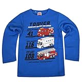 キッズ トレーナー トミカ TOMICA タカラトミー スーパーアンビュランス スーパージャイロラダー fo-tm-trnr1◇ 90cm ブルー