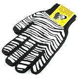 ワークグローブ ワンポイントデザイン ニット手袋/軍手 防寒 WorkGlove-3-05.Zebra 黒×白