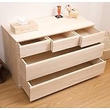 【国産】桐製クローゼット用3段チェスト　幅100cm