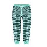 PANCY 子供服 秋冬 長ズボン 防寒 ストレッチパンツ ストライプ 裏起毛 男の子 3色(150cm,グリーン)