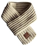 (ラボーグ)La Vogue マフラー ニット 子供用 女の子 男の子 無地 ネックウォーマー スカーフ 可愛い 男女兼用 あったか 防寒 秋冬 ベビー E