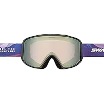 Amazon | [スワンズ] スノーゴーグル 眼鏡対応 くもり止め ミラー 180