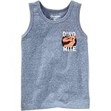 OSHKOSH(オシュコシュ) ディノマイトタンク ブルー トップス半袖Tシャツ 2歳【並行輸入】