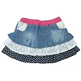 【H28年春物】 CHILD CHAMP(チャイルド チャンプ) ダンガリーティアードスカート 100cm/BL NO.C-86141452