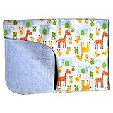 (Rarihima) オムツ替え シート 防水シーツ 携帯 便利 おしめ 防水 おむつ 替え マット 表:100％コットン 裏:竹繊維 (50×70cm)