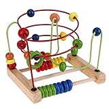 Domybest　ビーズコースター キッズ 木製 知育玩具 ルーピング おもちゃ　キッズおもちゃ　指先トレーニング 　赤ちゃん　幼児