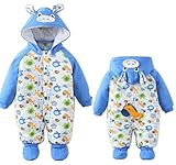 【SEBLES】 ベビー 赤ちゃん 選べる デザイン キュート ロンパース 厚手 着ぐるみ 全15種 サイズ 70cm 80cm 90cm 100cm クロスセット (Ｉタイプ,100)