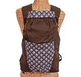 ソレイアード ベビーキャリー プティット・フルール・デ・シャン ブラウン 4192