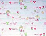 3 Piece Twin Sheet Set Girls Girly Kids Bedding Soft Comfy Pretty Princess Castles Crowns Magic Wand