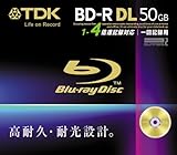 TDK データ用ブルーレイディスク 50GB BD-R(1回記録用) 4X ノーマルレーベル 10mmケース 単品 BRD50B1S