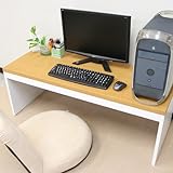 薄型パソコンデスク W1200 ロータイプ PCデスク PC-4512 ナチュラル