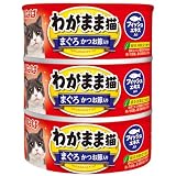いなば わがまま猫 まぐろ かつお節入り 140g×3個