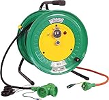 日動 電工ドラム 防雨防塵型びっくリール100V アース付 30m RBWE30S