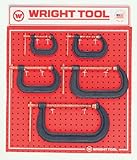 Wright Tool D971 C-Clamps, 5-Piece [並行輸入品]