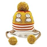 GGG 子供用ニット帽　ベルベット　暖かい　冬　かぎ針編み ニットキャップ・キッズ・ベビー・子ども・男の子・女の子・男女兼用・幼児・キッズ 秋 冬 かわいい 　黄色い